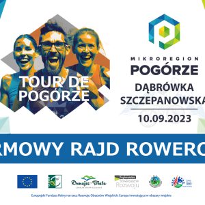 Baner promocyjny rajdu rowerowego Tour de Pogórze