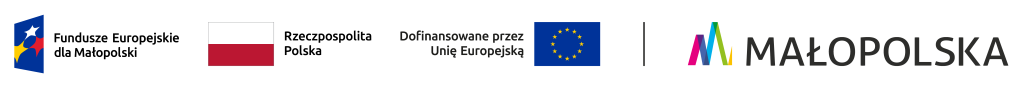 Zestaw logotypów programu Fundusze Europejskie dla Małopolski