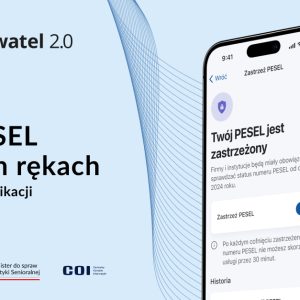 Grafika informacyjna o możliwości zastrzeżenia PESELu