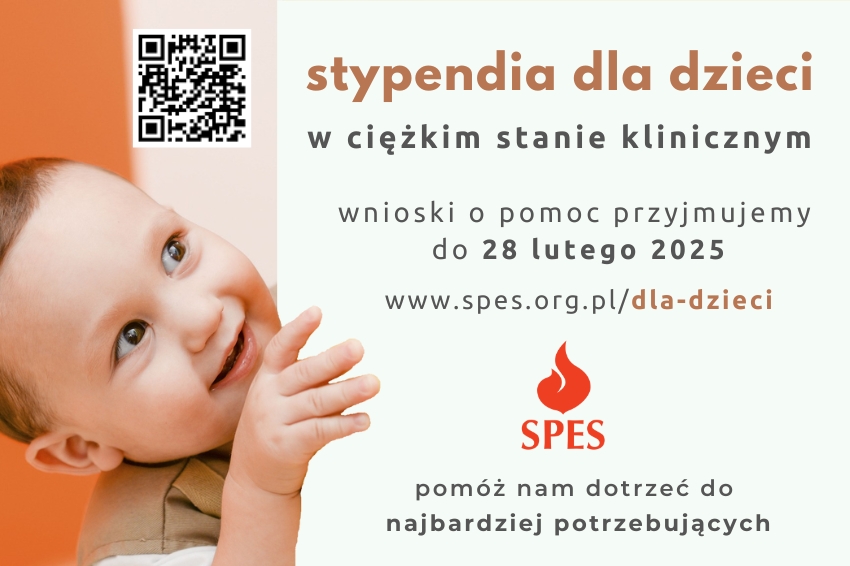 Małe dziecko kieruje wzrok na informację o stypendiach