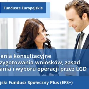 Mężczyzna i kobieta w eleganckich strojach w trakcie dyskusji