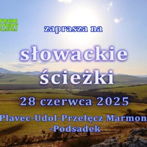 Plakat wycieczki turystycznej na Słowację. Szczegóły w artykule.