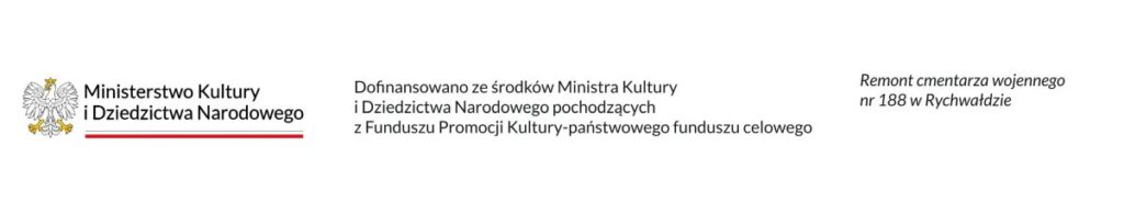 Logotyp Ministerstwa Kultury i Dziedzictwa Narodowego wraz z informacją o dofinansowaniu