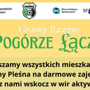 Grafika informacyjna na żółtym tle