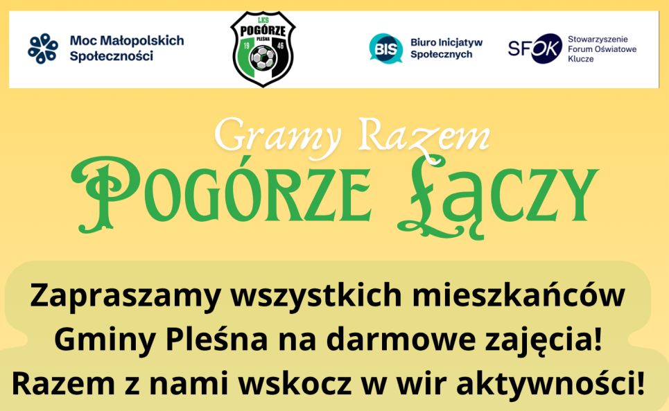 Grafika informacyjna na żółtym tle