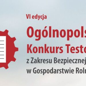 Grafika informacyjna o VI edycji Ogólnopolskiego Konkursu Testowego