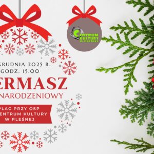 Baner V Kiermaszu Bożonarodzeniowego