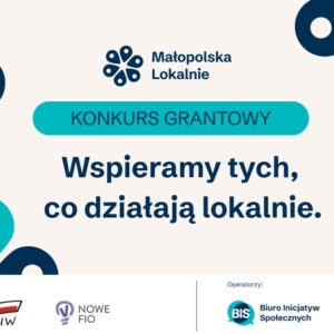 Grafika informacyjna o konkursie grantowym