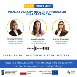 Grafika informacyjna, zdjęcia osób prowadzących