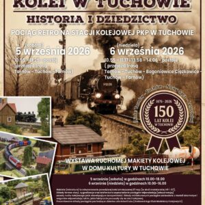Stary parowóz jedzie po torach