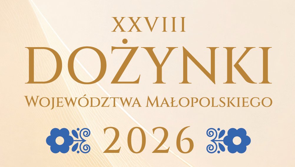 Grafika informacyjna o dożynkach Województwa Małopolskiego