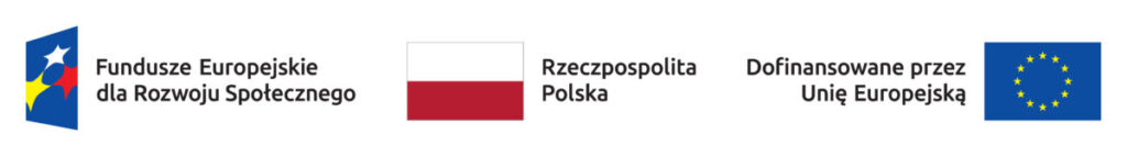 Logo Fundusze Europejskie dla Rozwoju Społecznego