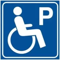 Znak - parking dla osób z niepełnosprawnościami